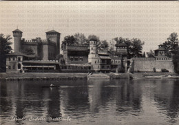 CARTOLINA  TORINO,PIEMONTE,CASTELLO MEDIOEVALE-STORIA,MEMORIA,CULTURA,RELIGIONE,IMPERO,BELLA ITALIA,VIAGGIATA 1956 - Castello Del Valentino