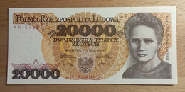 Poland 20000 Zlotych 1989 UNC - Pologne