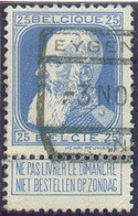 N°76 - 25 Centimes Bleu, Obl. Ferroviaire De EYGEN-BILSEN - 20724 - 1905 Barbas Largas