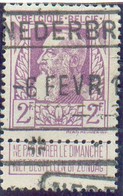 N°80 - 2Fr Violet, Obl. Ferroviaire De NEDERBRAKEL - 20728 - 1905 Barba Grossa