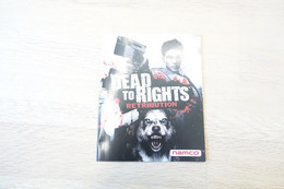 SONY PLAYSTATION THREE PS3 : MANUAL : DEAD TO RIGHTS RETRIBUTION - Literatura E Instrucciones