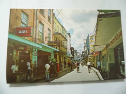 Cartolina "BRIGDETOWN, BARBADOS WEST INDIES Swan Street" - Barbades