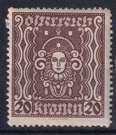 AUSTRIA 1922/24  - MLH - ANK 398 II - Unused Stamps