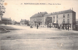 FRANCE - 71 - MONTCEAU LES MINES - Place De La Gare - Carte Postale Ancienne - Montceau Les Mines