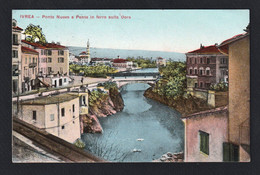 IVREA, TORINO: Belle Vue éclairée Sur Le Nouveau Pont De Fer Sur La Dora. CP Obl. En 1915. TTB - Bruggen