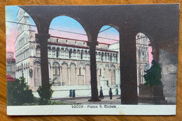 LUCCA - PIAZZA S.MICHELE  - VIAGGIATA 1912 -  P.F.-E 453 - Lucca