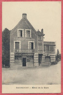 Bazancourt Dépt. Marne - Hôtel De La Gare - Restaurant - 1940 - Bazancourt