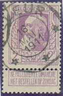 N°80 - 2 Francs Violet Obl. Télégraphique  De ALLEUR - 20731 - 1905 Thick Beard