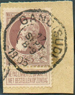 N°77 - 35 Centimes Brun Obl. Télégraphique  De GAND (SUD) - 20732 - 1905 Thick Beard