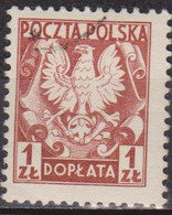 Aigle - POLOGNE - Timbre Taxe - N° 144 - 1954 - Strafport