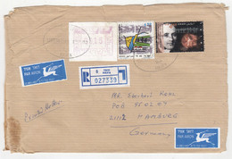 Israel Letter Cover Posted Registered 1996 Haifa B230205 - Brieven En Documenten