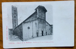 LUCCA - CHIESA DI S.FREDIANO - Al CANONICO  CONTE F,GALLI ANGELINI  NEL 1910 -  P.F.-E 459 - Lucca