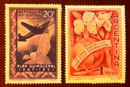 Argentina  1951 2 Unused Stamp - Nuovi