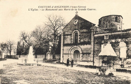 Couture D'argenson * Place De L'église * Le Monument Aux Morts De La Grande Guerre * Puits - Other & Unclassified