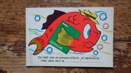 REF 625 : CPSM G Meunier DEROCHE Charenton Poisson D'Avril - Marchands