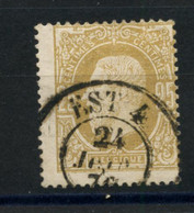 BELGIQUE - COB 32 25C BISTRE DOUBLE CERCLE D'AMBULANT EST 4 - 1869-1883 Leopoldo II