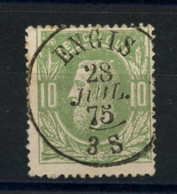 BELGIQUE - COB 30 10C VERT CAD ENGIS - 1869-1883 Leopold II.