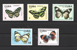 Cuba Papillons ** - Unused Stamps