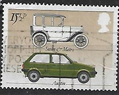 GRANDE BRETAGNE Industrie Britannique De L'automobile :voitures Anciennes Et Modernes   N°1058 Année 1982 - Used Stamps