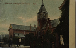 Urk // Raadhuis Met Burgemeestershuis 1916 - Urk