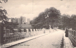 ENGLAND - Alnwick Castle And Lion Bridge - Valentine's Series - Carte Postale Ancienne - Autres & Non Classés