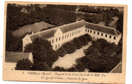 Postal  De Villeblevin Circulada De 1954 - Villeblevin