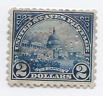 16383) USA 1923 Perfin - Usados