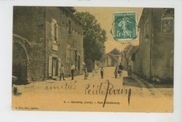 GENDREY - Rue Richebourg (belle Carte Toilée) - Gendrey