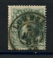 BELGIQUE - COB 30 10C VERT CAD LOMMEL - 1869-1883 Léopold II