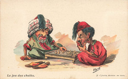 Judaica * CPA Illustrateur E. HERNIE * Le Jeu Des Cheiks * Juif Juifs Jew Jewish Judaisme Jud Juden - Judaisme