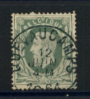 BELGIQUE - COB 30 10C VERT PERCEPTION SIMPLE CERCLE QUEVAUCAMPS - 1869-1883 Leopold II.