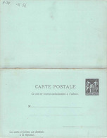 FRANCE - CARTE POSTALE 10/10 Cts 1879 Unc Mi #P5 - Listos A Ser Marcados