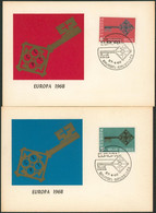 Carte Maximum (CM) - N°1452/53 Europa - 1961-1970