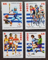 Cuba Olympic Games Sydney 2000 Baseball Football Bicycle Run Olympics (stamp) MNH *see Scan - Unused Stamps