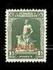 1931 TURKEY 1,5 K SURCHARGED POSTAGE STAMP MNH ** - Ungebraucht