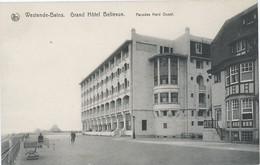 BELGIQUE - WESTENDE -BAINS . GRAND HOTEL BELLEVUE ,FACADE NORD OUEST. - Westende