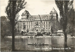 AC5364 Torino - Castello Del Valentino Visto Dal Po - Barche Baots Bateaux / Viaggiata 1960 - Castello Del Valentino