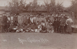 Photographie - Militaria - Soldats étrangers - Zouaves - Alten Grabow 1914 - Carte Postale Ancienne - Fotografia