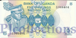 UGANDA 5 SHILLINGS 1977 PICK 5Aa UNC - Ouganda