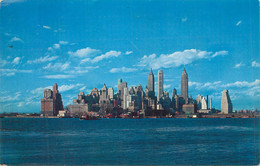 Postcard USA New York Lower Manhattan Skyline - Manhattan