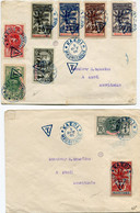 MAURITANIE LETTRES AFFRANCHIES AVEC DES TIMBRES-TAXE DEPART KAEDI 9 OCT 06  POUR LA MAURITANIE ( Signées CALVES )  RR - Lettres & Documents