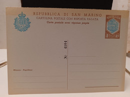 22 Interi Postali, Cartolina Postale  San Marino Fine Anni 70 In Poi - Entiers Postaux