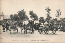 18 BRINON SUR SAULDRE Course De Voitures à Chiens TRES BON ETAT Voyagée 29 Juillet 1922 - Brinon-sur-Sauldre