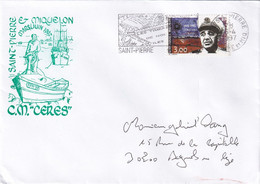 LETTRE. SAINT-PIERRE ET MIQUELON. MARINE NATIONALE. MARS JUIN 1997. C.M. CERES - Briefe U. Dokumente