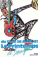 CP - BOURGES - Le Printemps De Bourges - 17 Au 26 Avril 87 - Manifestazioni