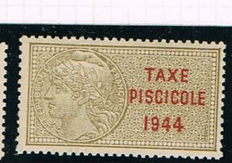 Taxe Piscicole - 1944 - Neuf Avec Petite Trace De Charniere - TTB - Zegels