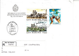 SAN MARINO  1962 -  Sassone 1101-1102/3 - Parigi - S.Francesco - Lettres & Documents