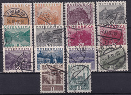 AUSTRIA 1929/30 - Canceled - ANK 498-511 - Complete Set! - Oblitérés