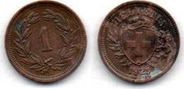 MA 19243 / Suisse - Schweiz - Switzerland 1 Rappen 1925 B TTB - Altri & Non Classificati