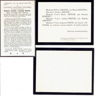 Hubert Marie Joseph Piette Né A Smuid 1885 +remerciements - Obituary Notices